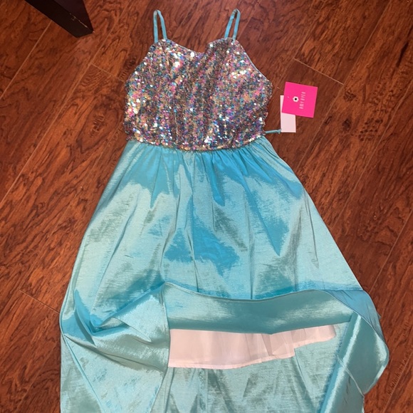 NWT - girls party/cocktail dress size 14 - Sequins, fancy- Holiday Dress🎁 - Picture 15 of 16